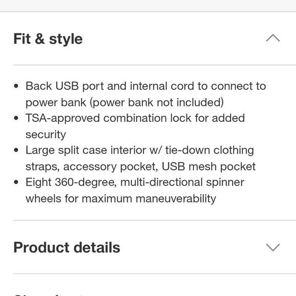 SWISSGEAR Energie Hardside Carry On Spinner Suitcase - Picture 3 of 4